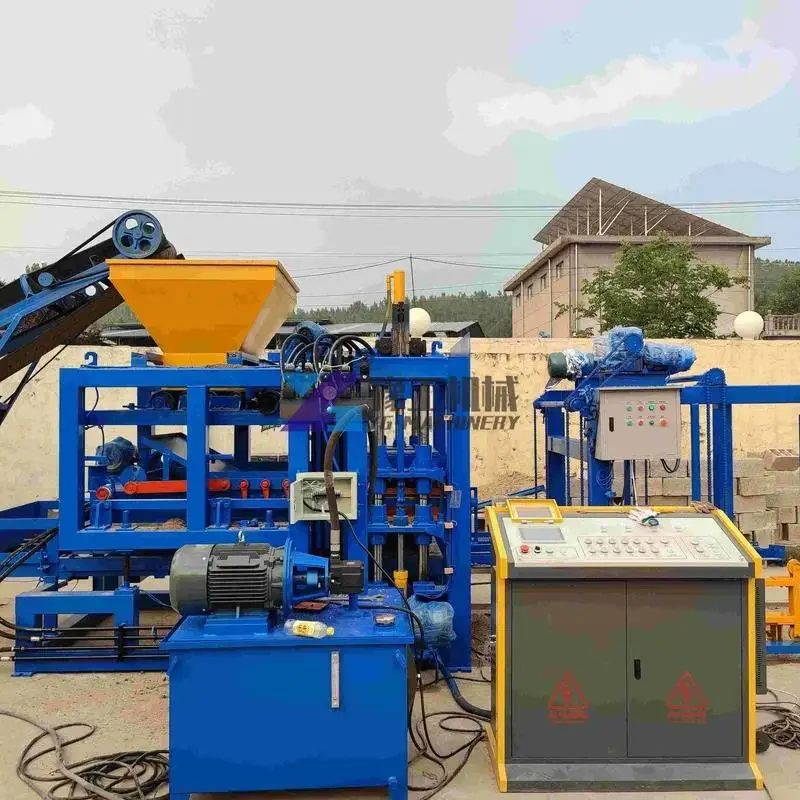 Factory QT4-18 Concrete Interlock CHB Block Molding Machine Cement Automatic Brick Making Machine Price for Sale