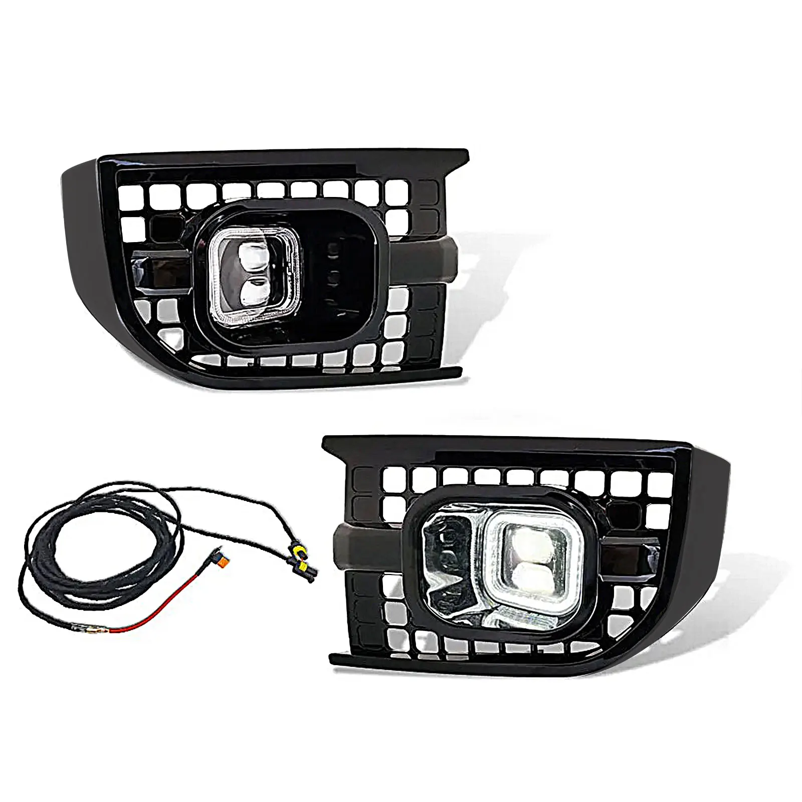 

Fog Lamp Cover For Land Rover Defender 90 110 130 L851 L663 2020-2024 Foglights Car LED Lights