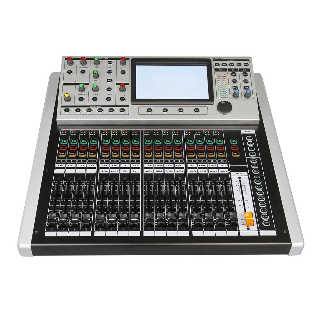 Voxfull DM32 32-channel USB Reverberation Digital Mixer Five-segment Equalizer With BT MP3 Wedding Performance Mixer