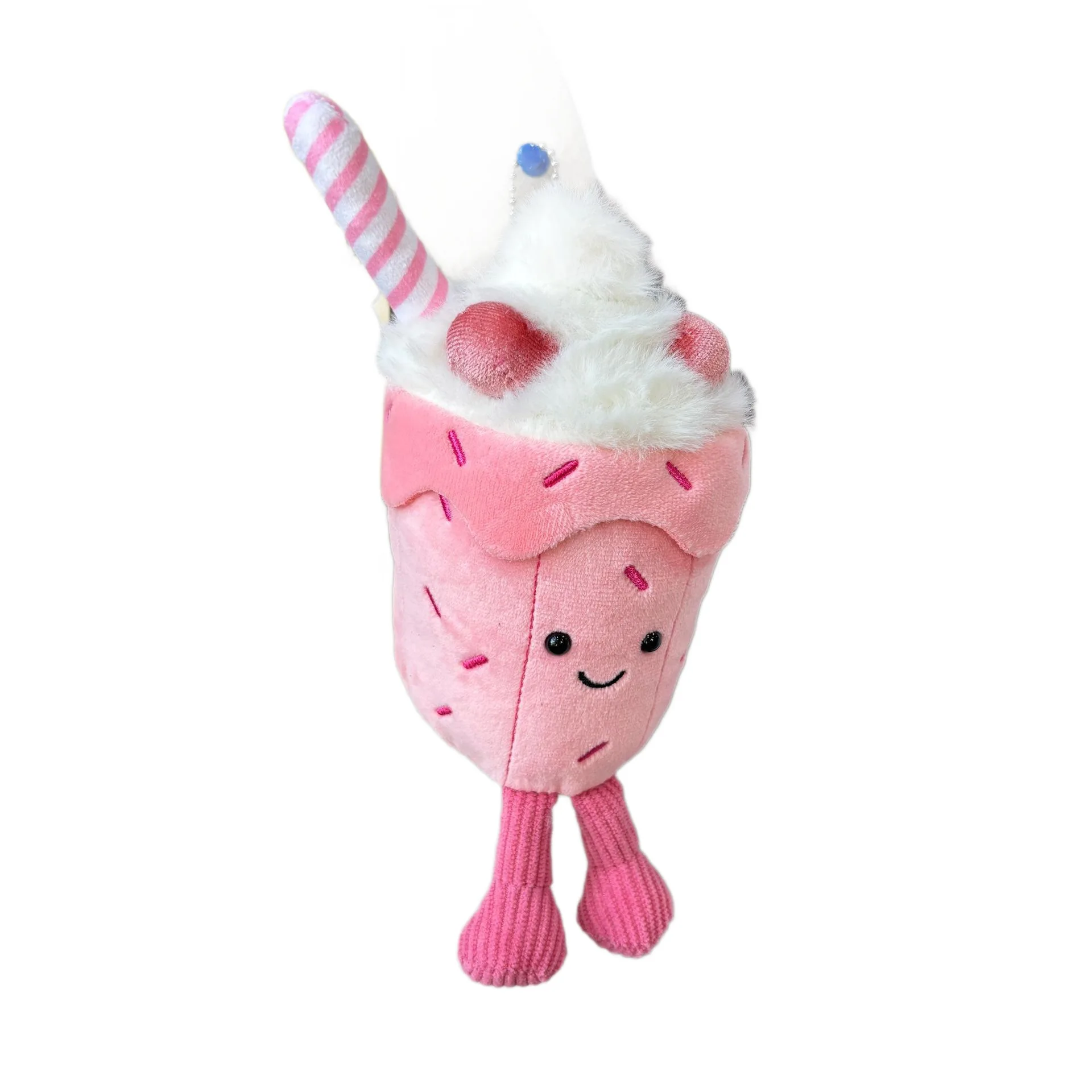 Adorável copo de limão stberry milkake chaveiro pingente saco plu boneca brinquedo Bapa boneca presente macio ort plu material