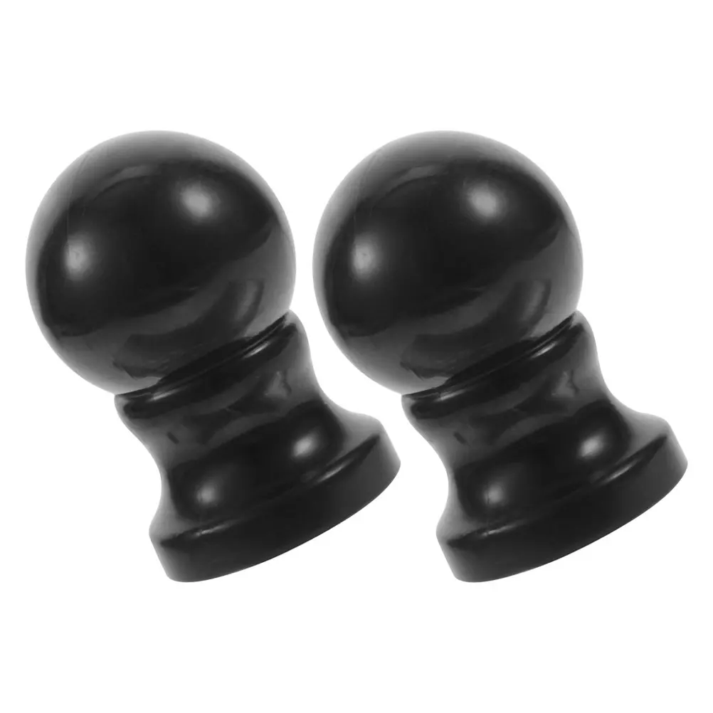 

2 Pcs Flagpole Head Cap Accessories and Parts Outdoor Ball for Top of End Abs Finial Topper