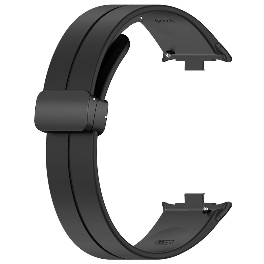 Magnetyczny silikonowy pasek do Xiaomi Mi Band 8 Pro kobiet Soft Watch bransoletka pętla do zegarka Redmi 4 zamiennik