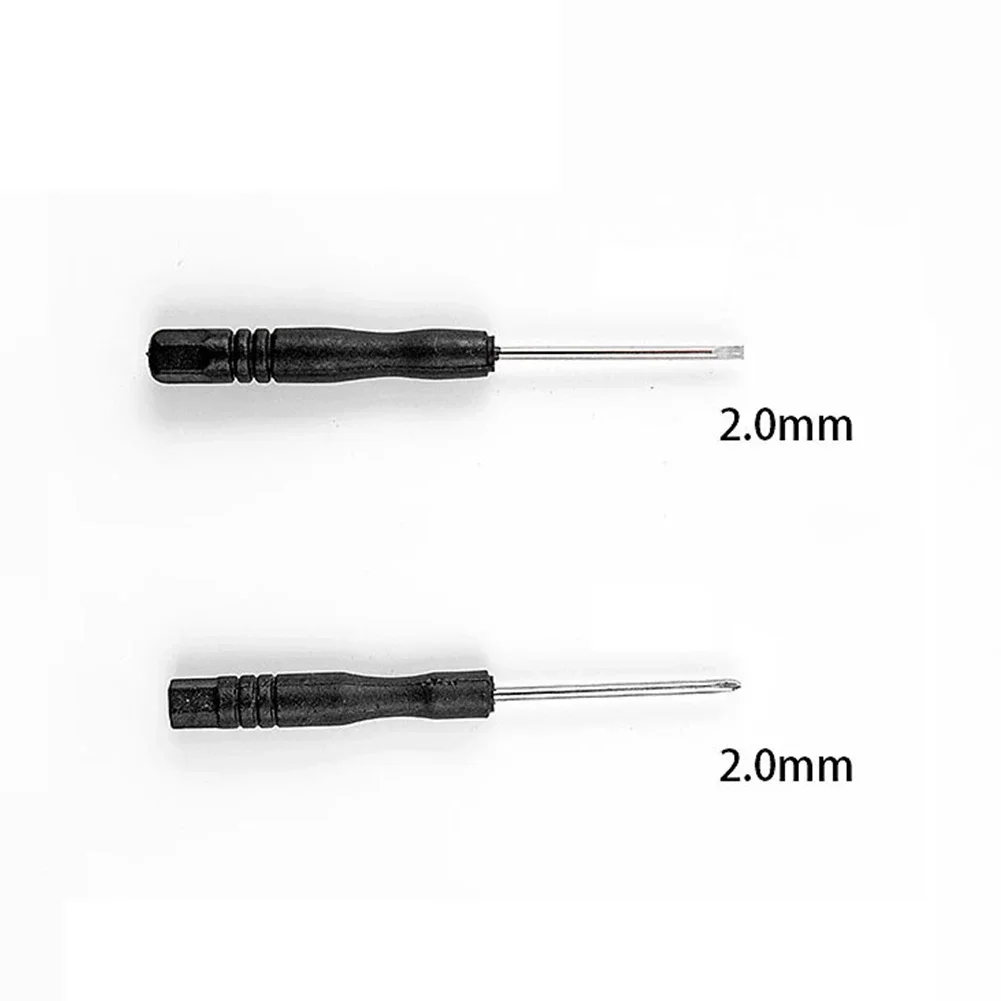Repair Tool Screwdrivers 10Pcs 2mm 82mm / 3.22Inch Cross Screwdrivers Hand Tools Slotted Screwdriver Practical