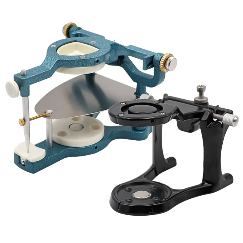 1pc Adjustable Dental Articulator for Mounting Pre-cast Dental Models Denture Magnetic Articulator Dental Laboratory Equipment