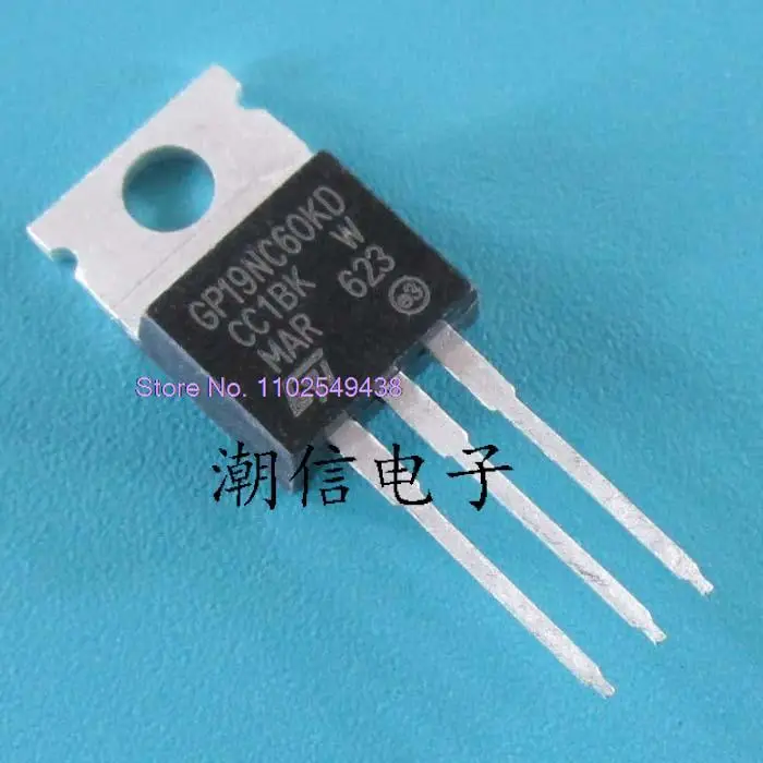 

10PCS/LOT GP19NC60KD STGP19NC60KD 20A600V in stock