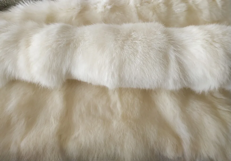 Full pelt rabbit skin plate real leather fur blanket rabbit fur parka lining clothing fabric