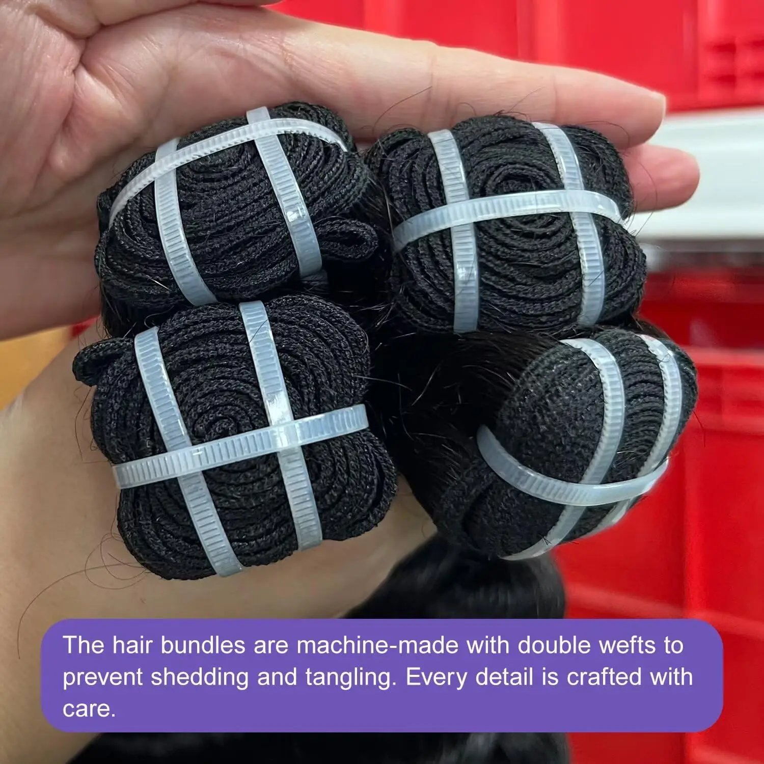 Lemoda البورمية فضفاضة موجة عميقة مجعد شعر بشري لعذراء حزم 14 14 14 بوصة فضفاض موجة عميقة مجعد غير المجهزة شعر بشري خام #3