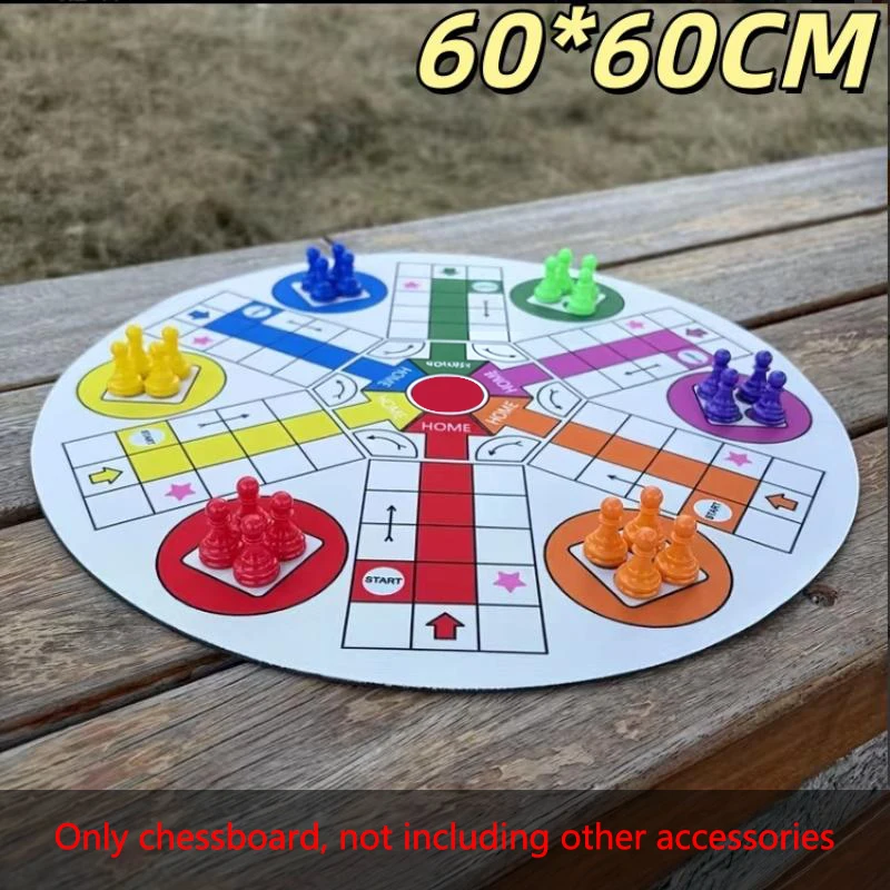 Cadeau idéal pour les réunions de famille, 1 ensemble de jeu de société pour 2 à 6 joueurs, jeu de société Flying Chess adapté