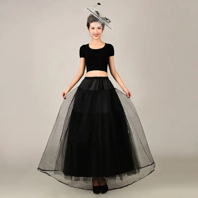 Dress Petticoat Bridal Hard Net Soft Support with/no Hoop Dress Fluffy/ Single Layer Petticoat Bridal Wedding Supplies