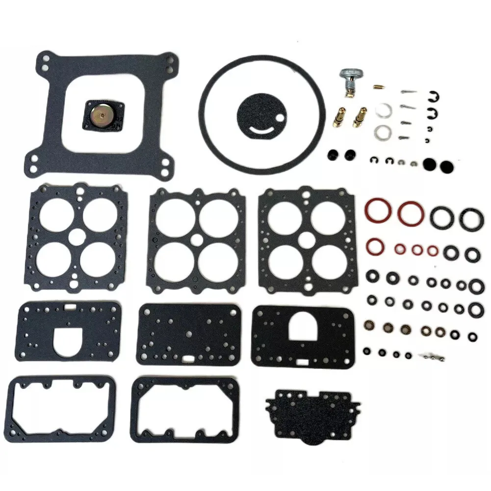 Carburetor Rebuild Kit For Holley 1850, 3310, 9776, 80457, 80670, 80508 – Metal & Plastic Parts, Replaces OEM 159064