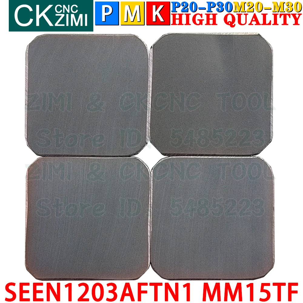 SEEN1203AFTN1 VP15TF SEEN 1203 AFTN1 VP15TF Carbide Dạng Xay Miếng Dụng Cụ SEEN1203 CNC Indexable Cắt Biến Dao Cắt Tiện Dụng Cụ