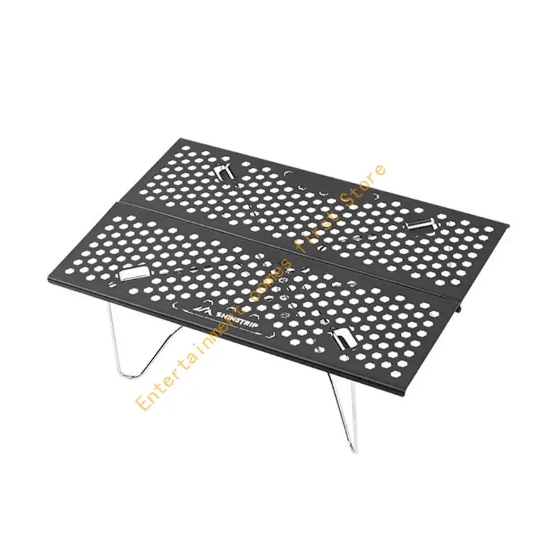 Light Carry Folding Camping Table for Camp Side Meals, Aluminum Outdoor Table with Carry Bag for Trail Break Use 55KD