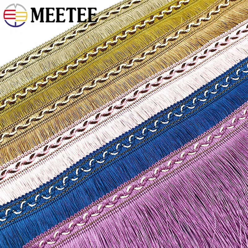 1/2M Tassel Fringe for Curtain Garment Lace Trims Band Bag Clothing Tassels Trimming Decoration Ribbon DIY Sewing Accessories