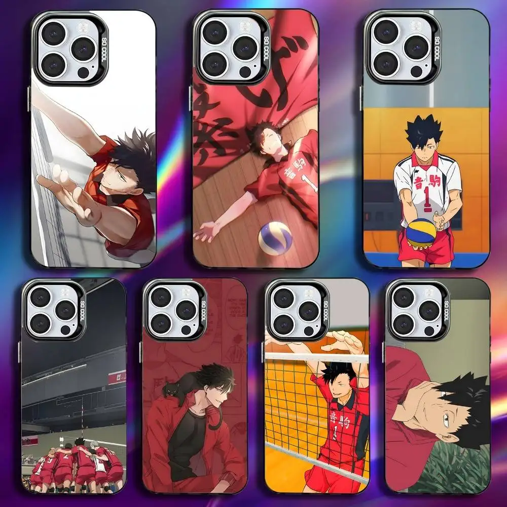 

Tetsuro Kuroo Anime Phone Case For iPhone 16,15,14,13,12,11,Pro,Max,Plus,Mini,XS,SE Anti Fall Black Matte Hard Bumper