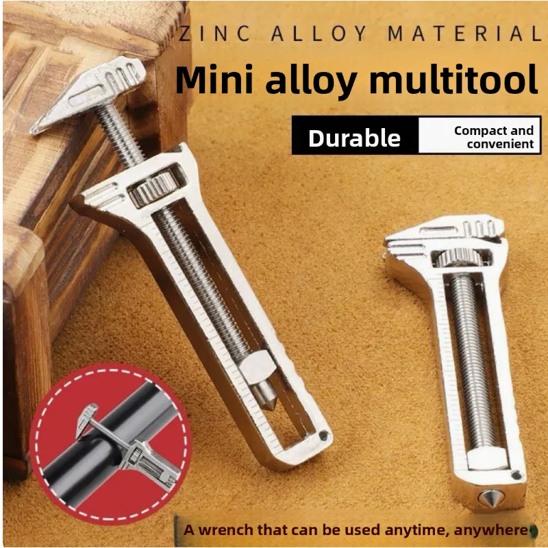 1PC Multi-Tool Compact Multi-Tool Portable Tool Key Ring Chain Pocket Knife Screwdriver Multi-Tool Camping Survival Kit