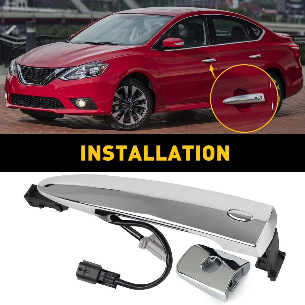 

1Pcs For 2013-2018 Nissan Sentra S SL SR SV 2017-2018 Nismo SR Turbo Front Driver Left Side LH Car Door Handle