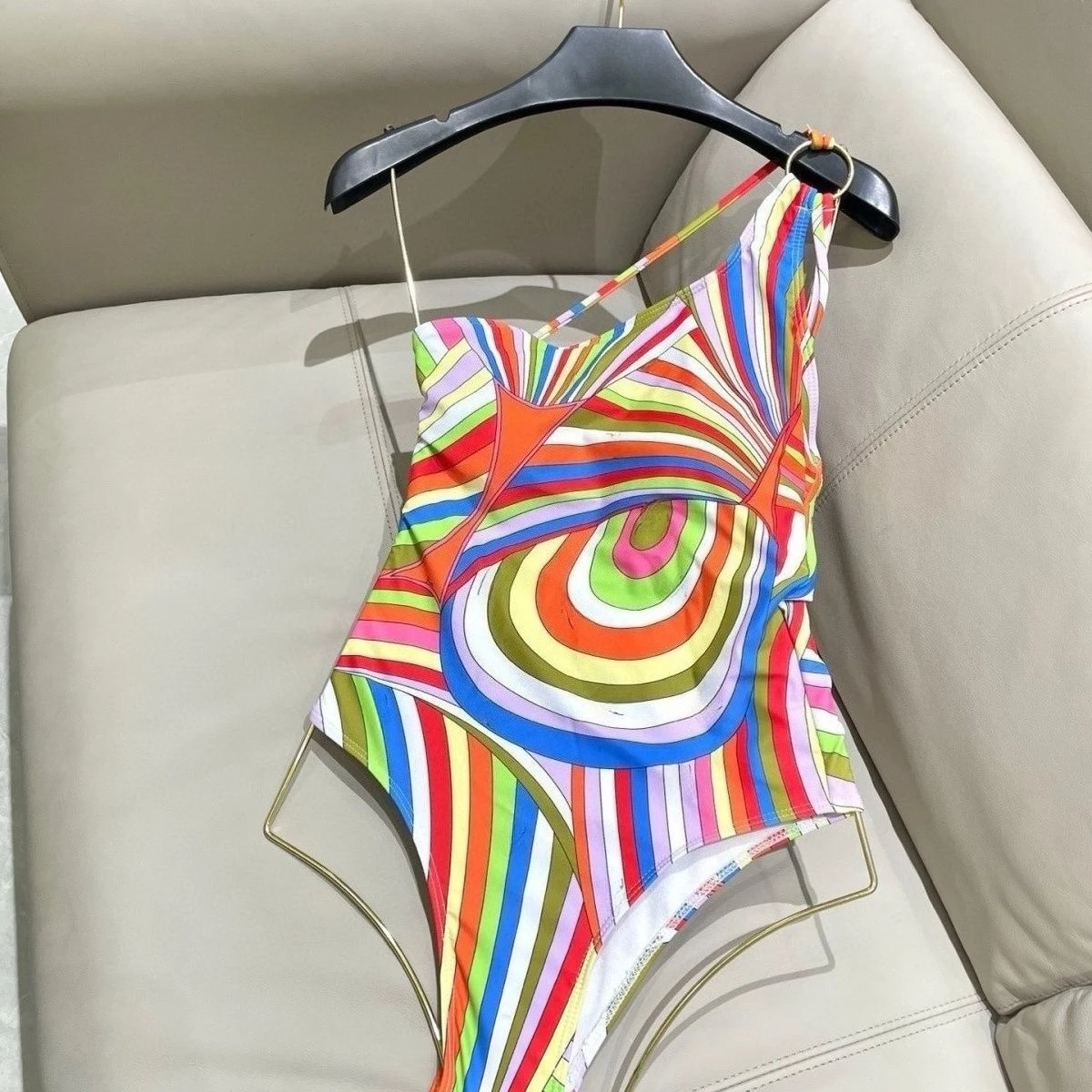Luxury Design Women's conjoined Swimsuit with Letter Signature Logo Designer Brand Lady Bikini Sets