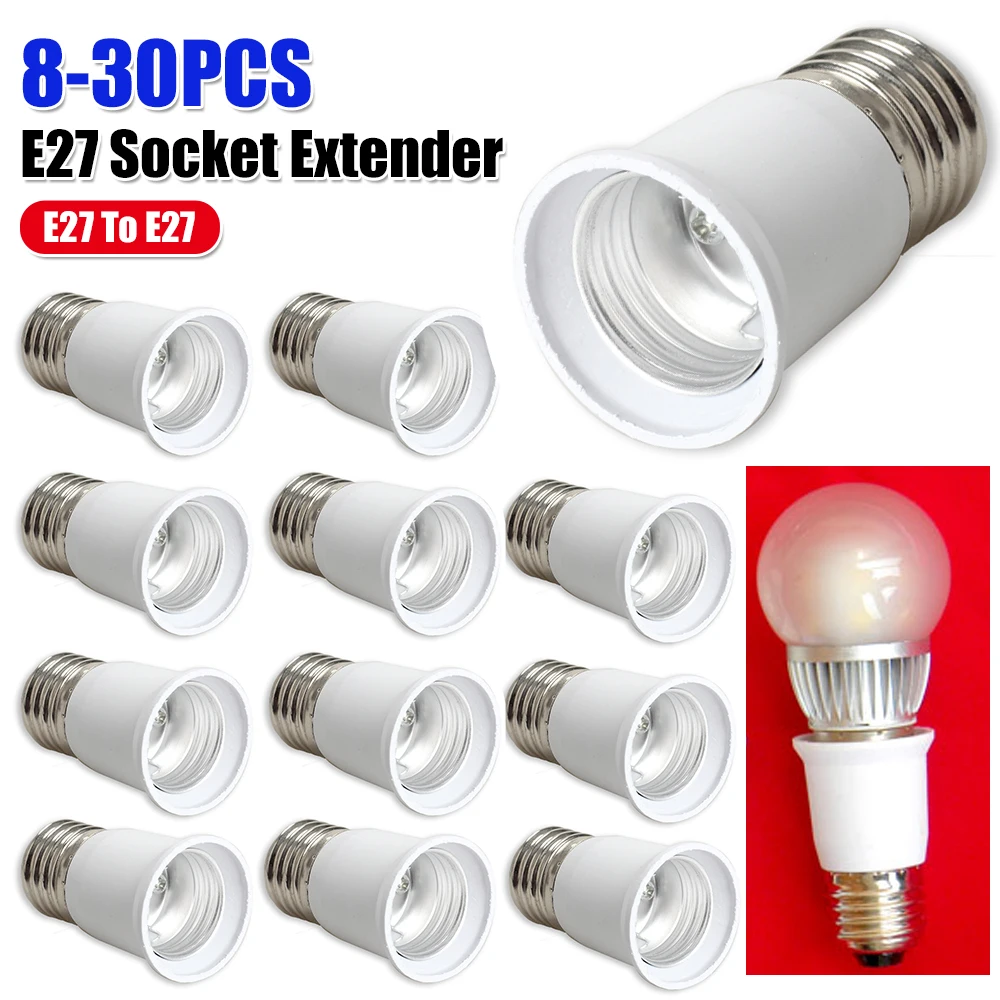 

Удлинитель-адаптер для патрона E27, 6,5 см, огнестойкий, для внутреннего использования