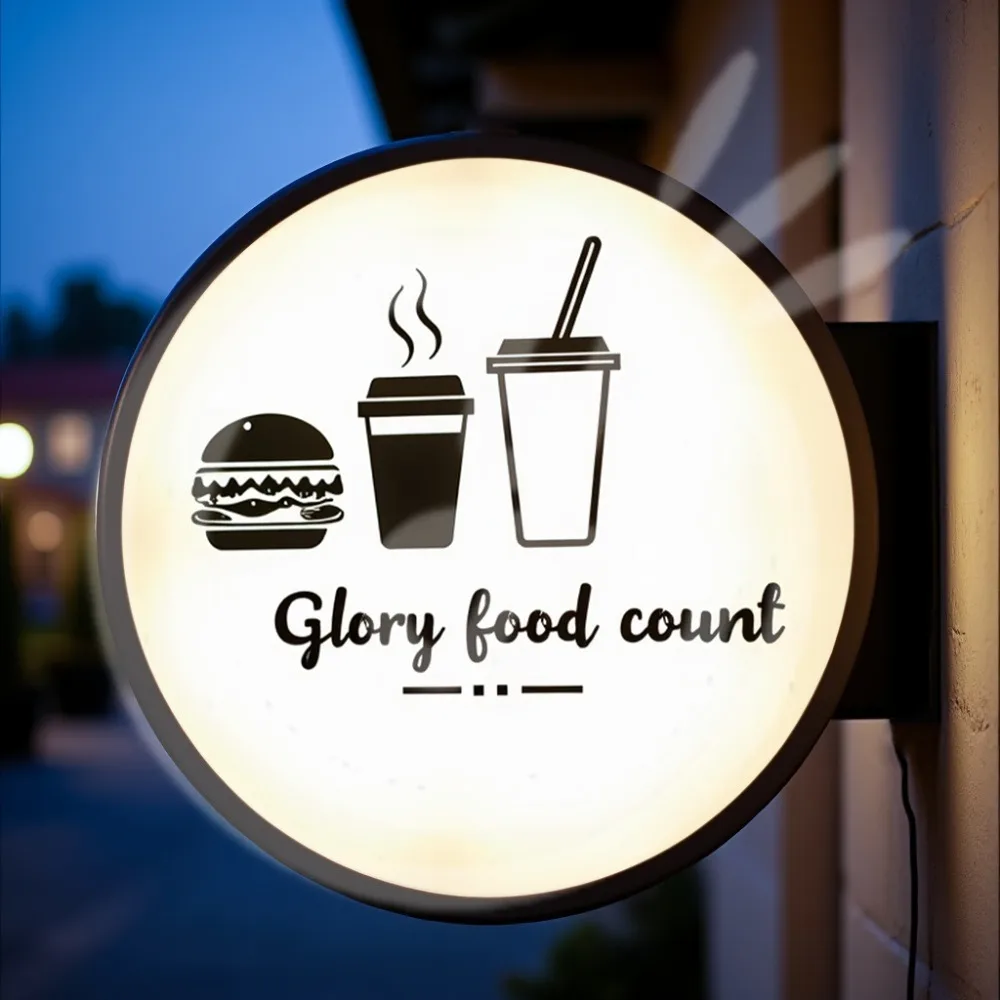 مخصص مصباح ليد مربع تسجيل مدخل الأعمال الاكريليك صندوق الضوء لافتات مضيئة لافتة في الهواء الطلق منزل متجر شعار رسائل علامات