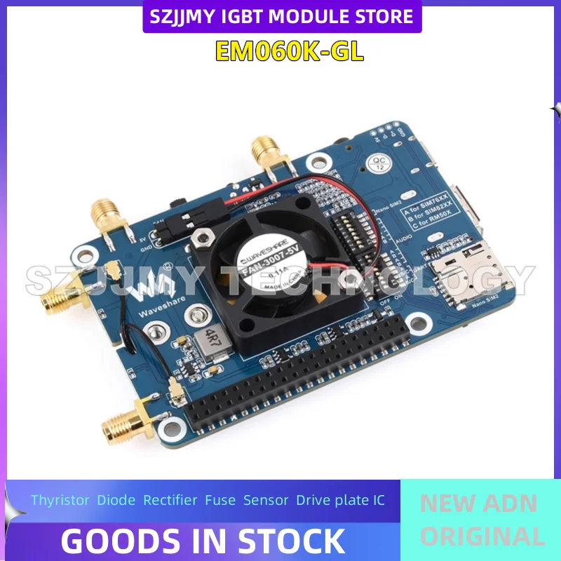 Raspberry Pi 4G Communicatiemodule Mobiele EM060K-GL Module LTE-A Global Communication Uitbreidingskaart GNSS Positionering