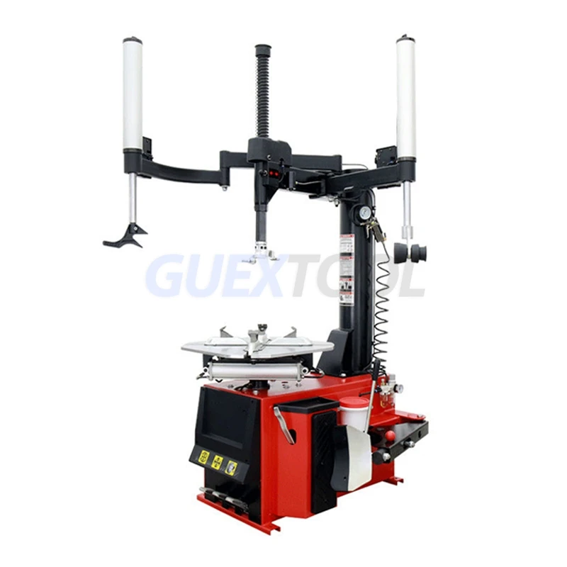 KV613 fully Automatic Tilt Column Car Tire Changer with Premium double Helper Arm For Rims up to 24