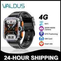 2024 New PGD Watch 4G Smartwatch WIFI Connection 64GB Memory SIM Card 200W+800W Dual Camera GPS Navigation Men Women Smartwatch