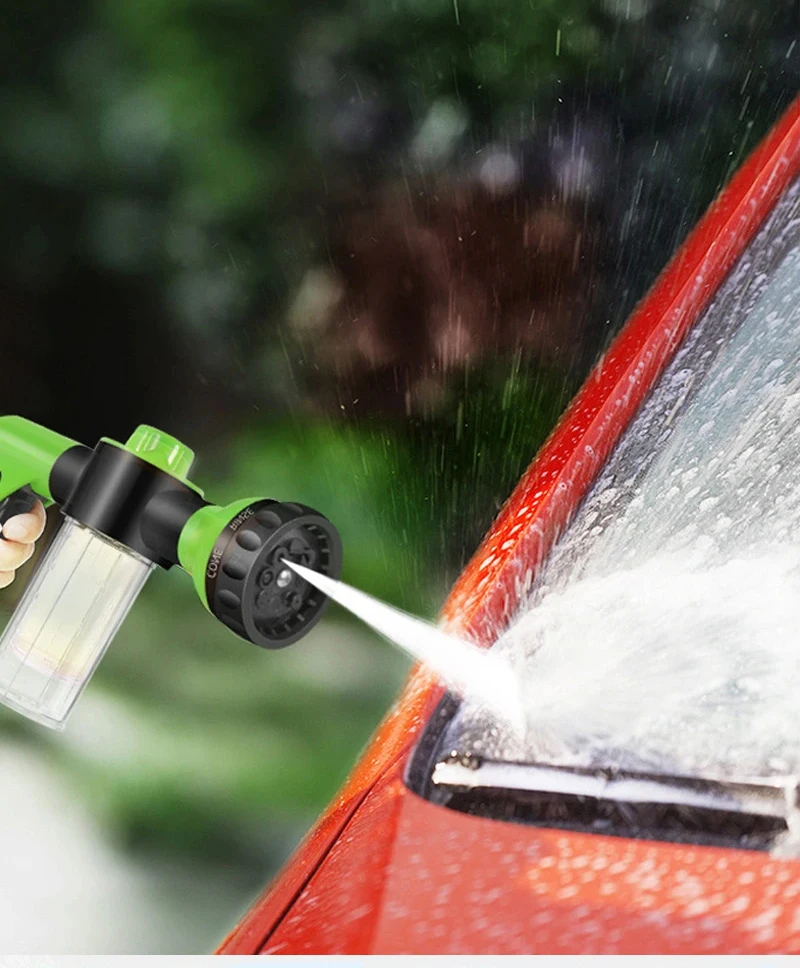 Multi-funktion hochdruck auto waschen wasser pistole schaum sprüher sprühflasche haushalt Wasser Pistole Tragbare Auto Waschmaschine Sprayer – Detail 9