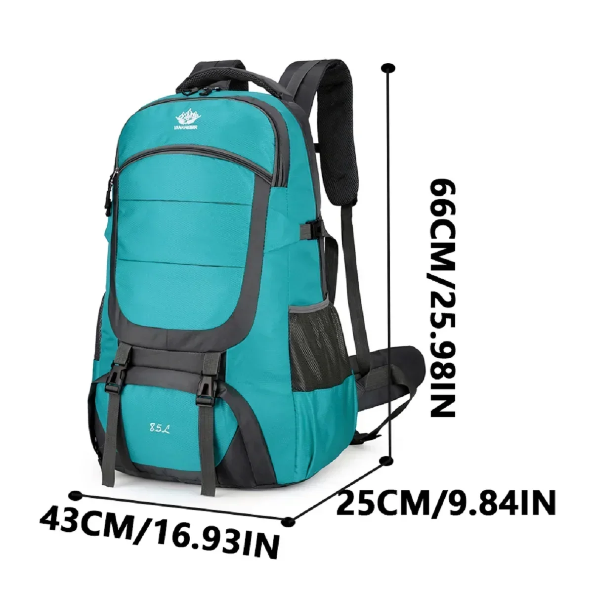 85L Large capacity travel bag, waterproof hiking and mountaineering bag, lightweight and high-quality outdoor backpack