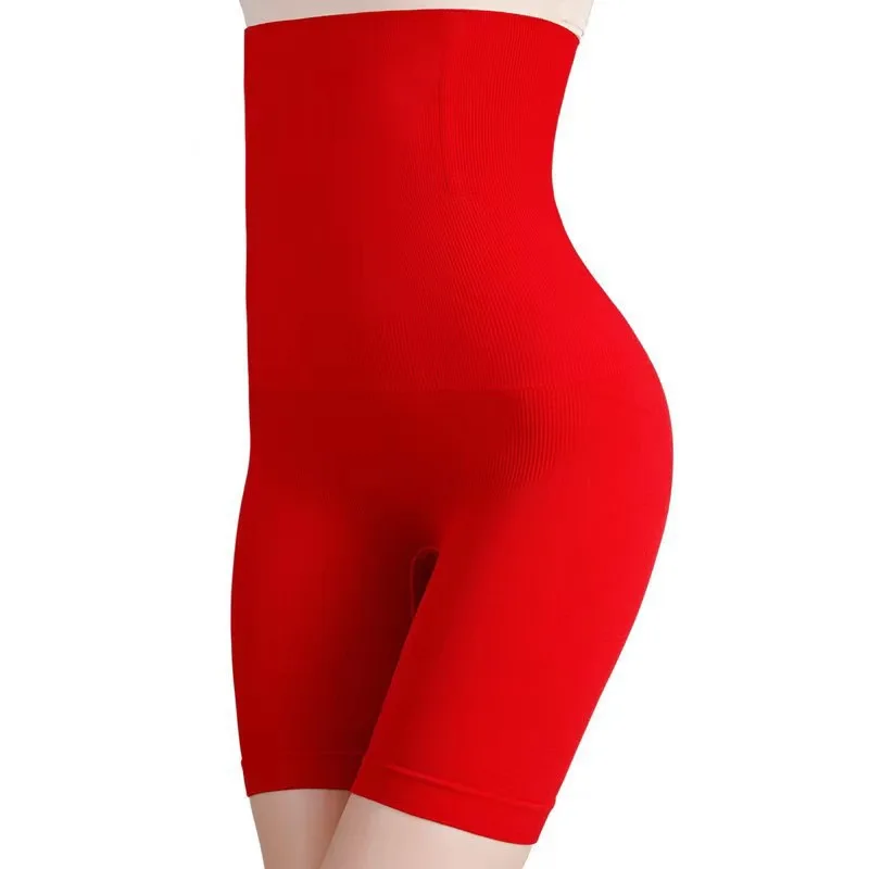 2pcs Women Belly Shaping Brief High Waist Lifting Hip Pants Slimming Panties Plus Size Postpartum Shaper Underwear Safety Panty