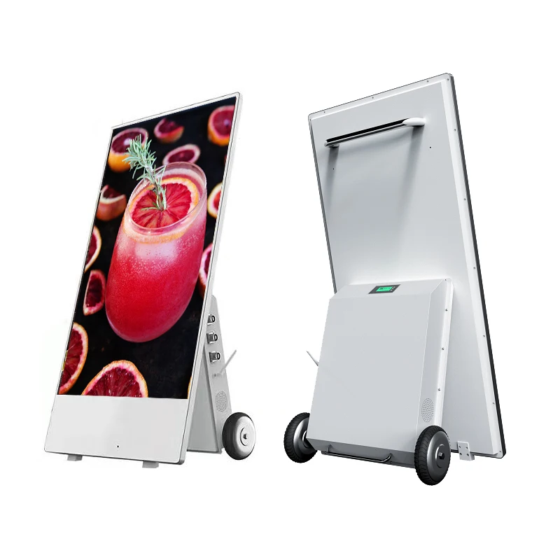 Hot-selling 43 Inch Outdoor Waterproof Android Foldable Portable Advertising Battery Powered Digital Signage Lcd Screen Display1