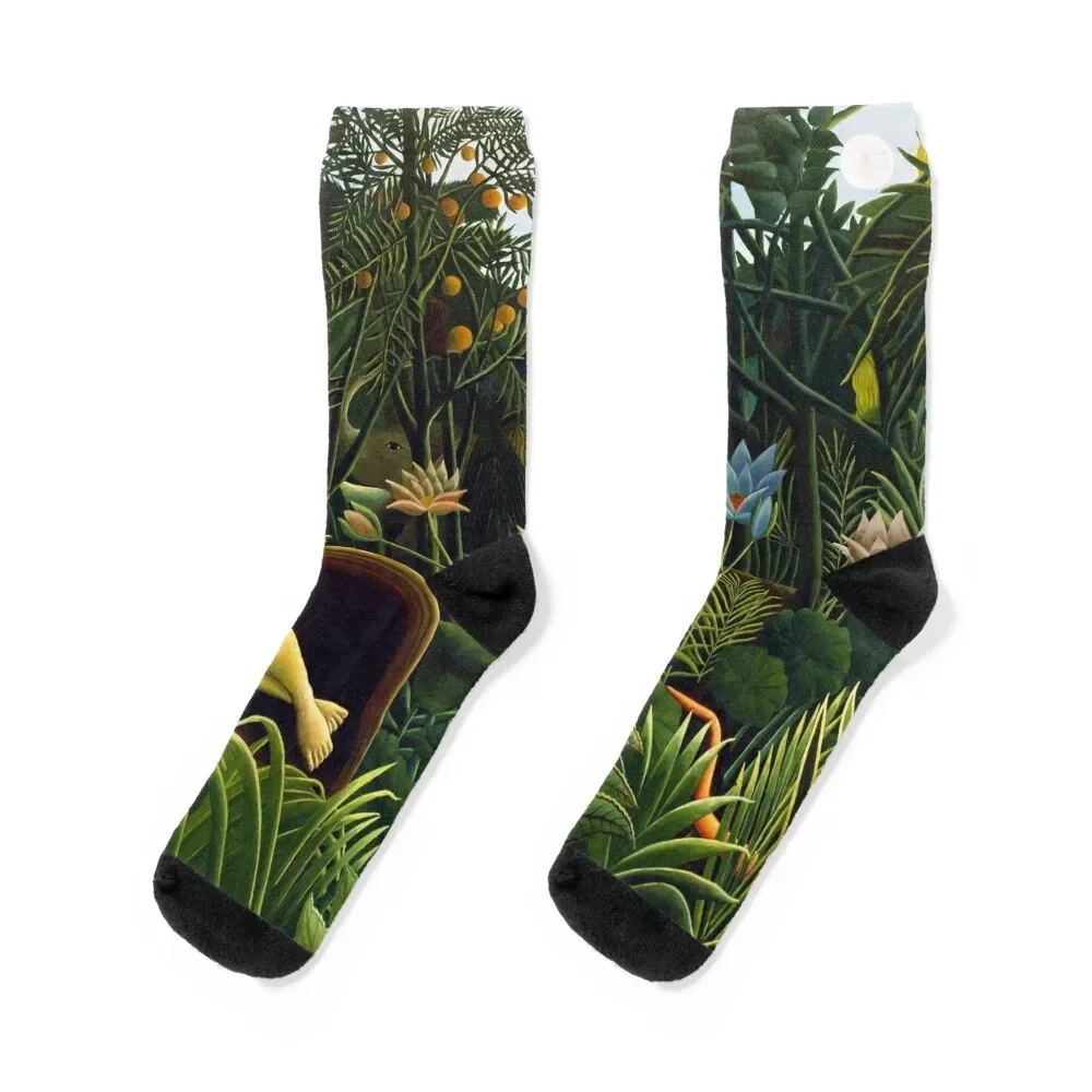 

The Dream by Henri Rousseau (1910) Socks snow basketball Lots Socks Women's Men's