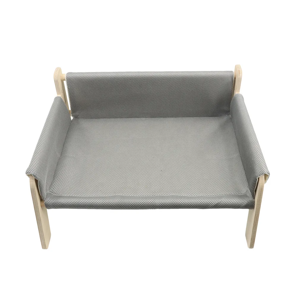 

Solid Wood Sofa Simple Kitten Nest Universal Hammock Pet Nest Removable and Washable Cat Lounge Chair