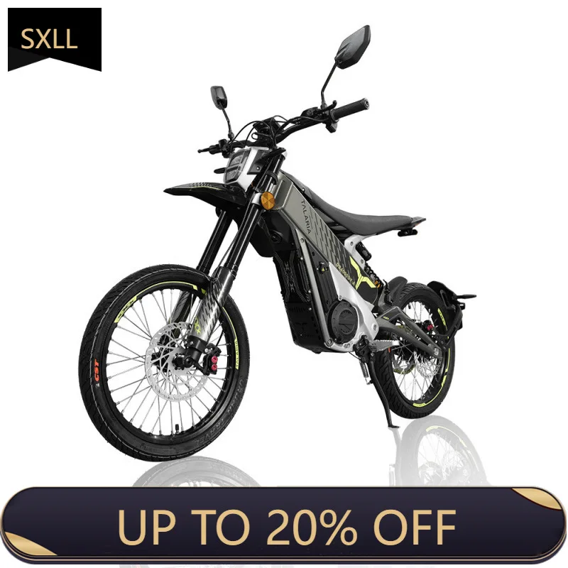SXLL 60V40Ah 5000W 100km range, adult central motor aluminum disc road electric motorcycle for racing off-road motorcycles