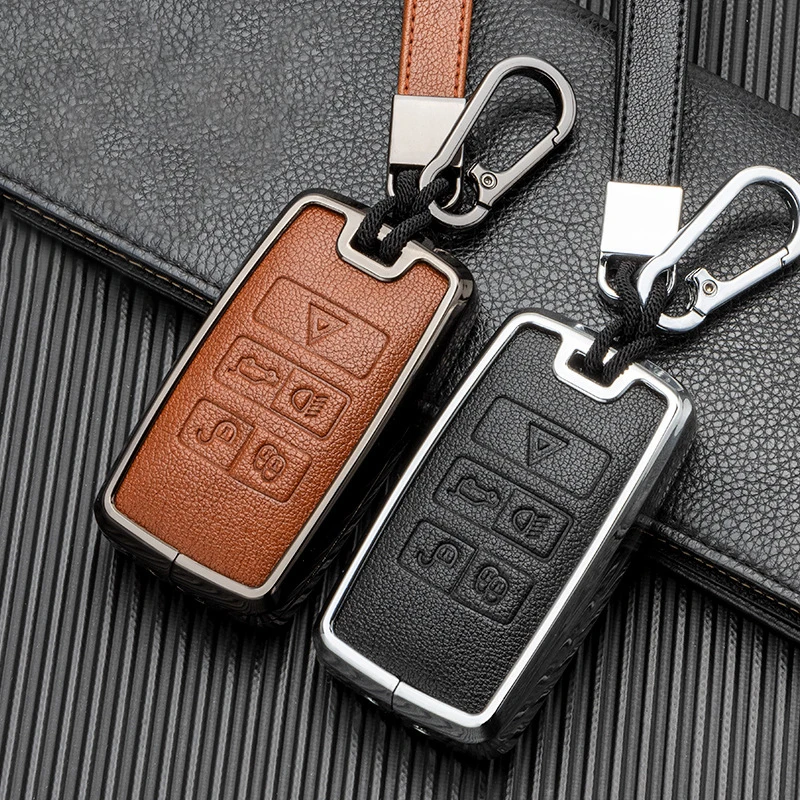 

Zinc Alloy Car Remote Key Case Cover Shell Fob For Land Rover Range Rover Evoque Discovery Sport Velar For Jaguar XE E-PACE XF