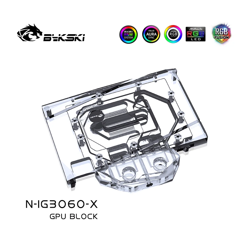 

Bykski GPU Water Block Use for Colorful IGame RTX 3060 Bilibili E-sports Edition 12G Video Card