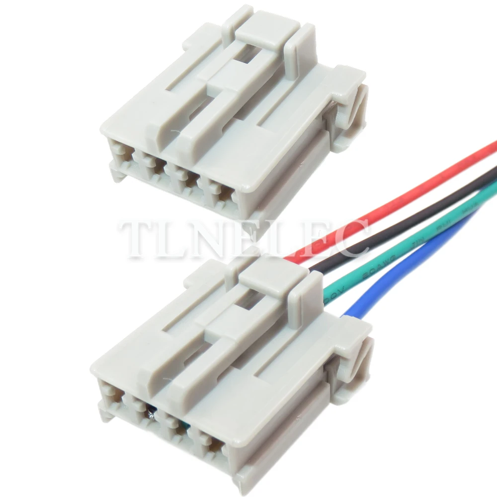 4 Pin Way Auto Oxygen Sensor Unsealed Connector with Wires Automotive Wire Harness Sockets 6098-0243