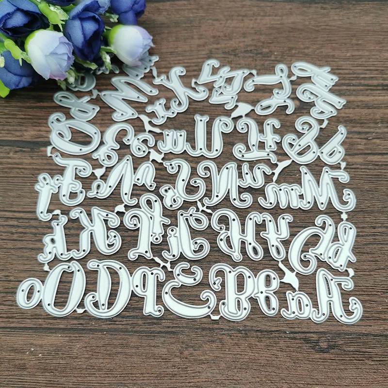 Alphabet Letter craft Metal Cutting Dies Stencils For DIY Scrapbooking Decorative Embossing Handcraft Die Cutting Template