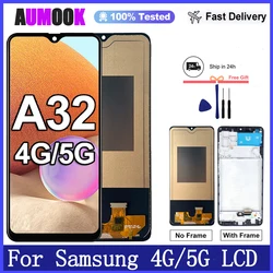 AMOLED Screen For Samsung Galaxy A32 4G 5G LCD Display Touch Screen Assembly Replacement For Samsung A32 5G A326 A325 Display