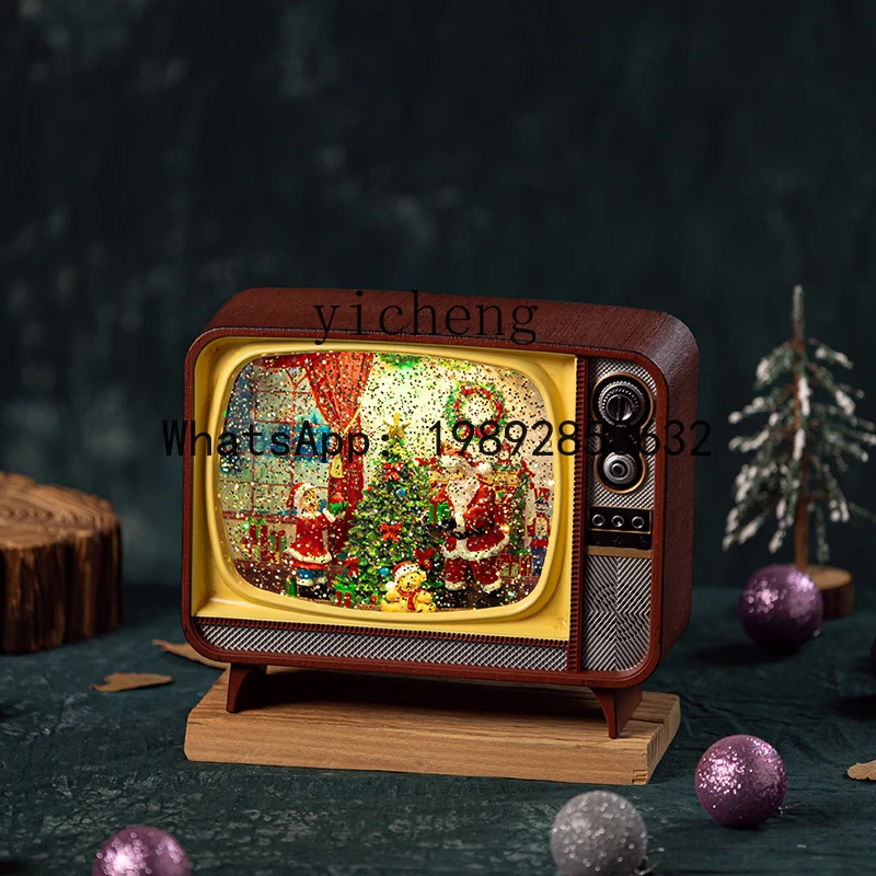 

B3 Santa Claus Piaoxue Music Box TV Music Box Crystal Ball