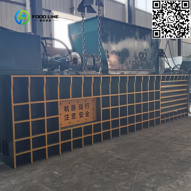 Customized Automatic Hydraulic Metal Baler for Scrap Iron Steel Paper - Industrial Baler Machine