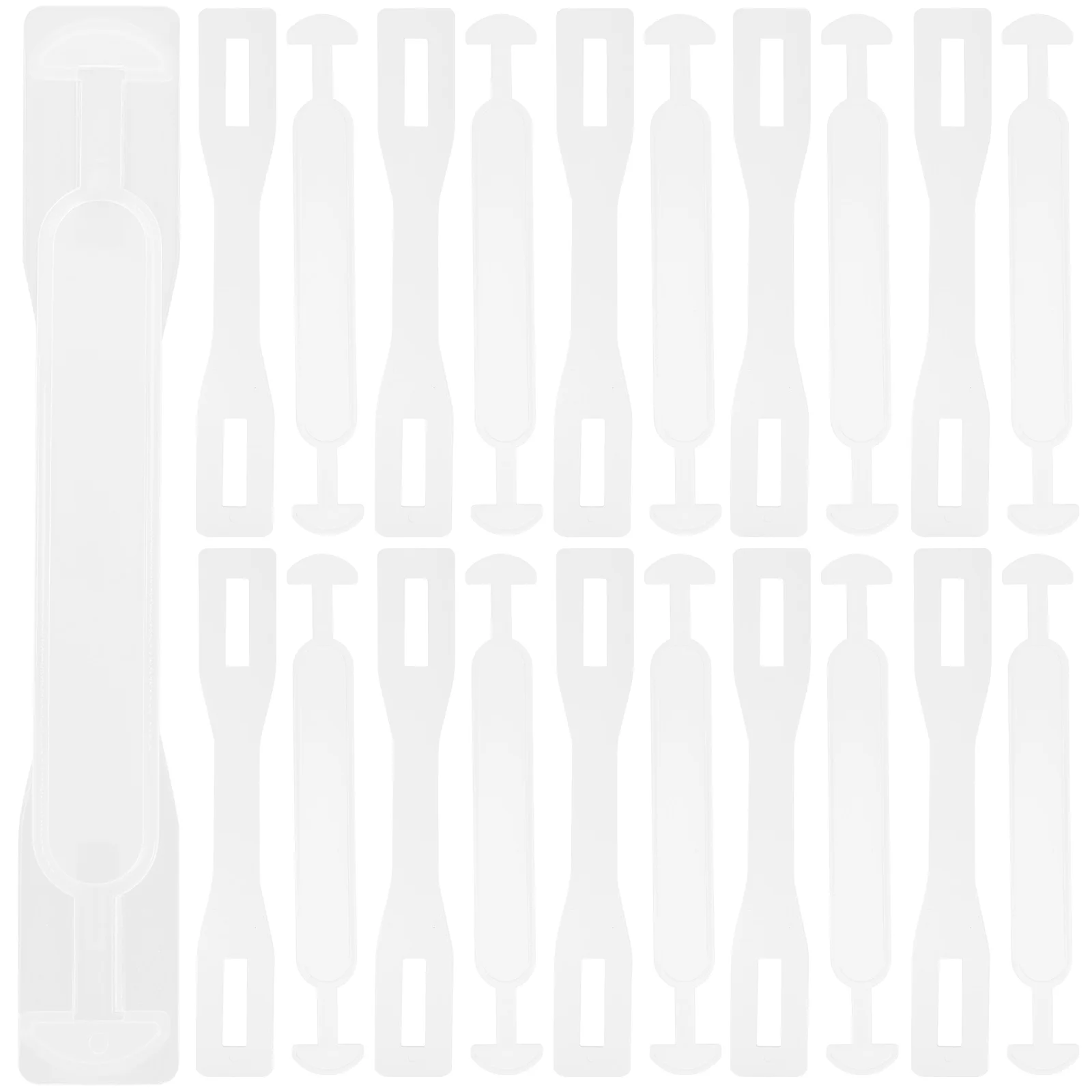 100 set per il trasporto della maniglia di spedizione Maniglia di plastica fai da te Maniglia di sollevamento Maniglie di scatola di cartone di fornitura