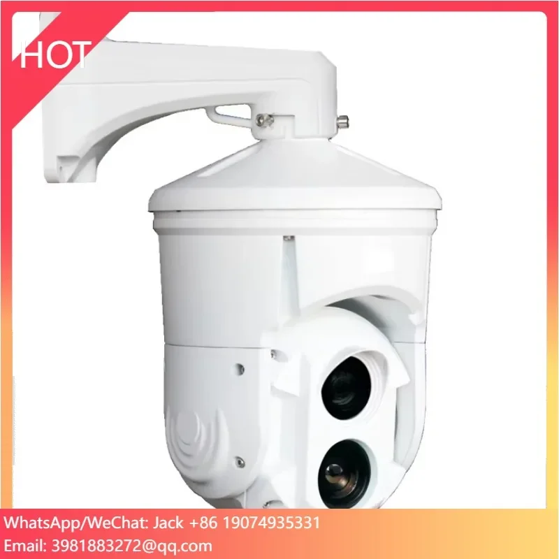 CCTV Marine Dome ad alta velocità Visione notturna Laser IR 800M Zoom a lungo raggio Telecamera PTZ di rete Starlight