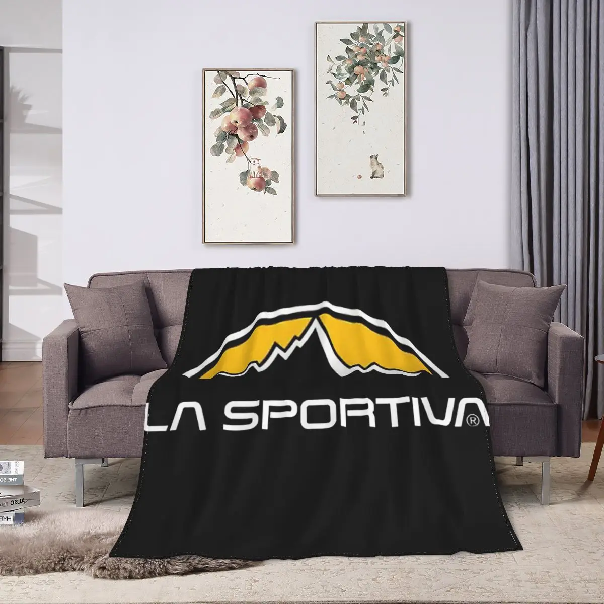 La Sportiva Merch Blanket Flannel Portable Sofa Throw Blankets For Home Bedroom Office Throws Bedspread Quilt