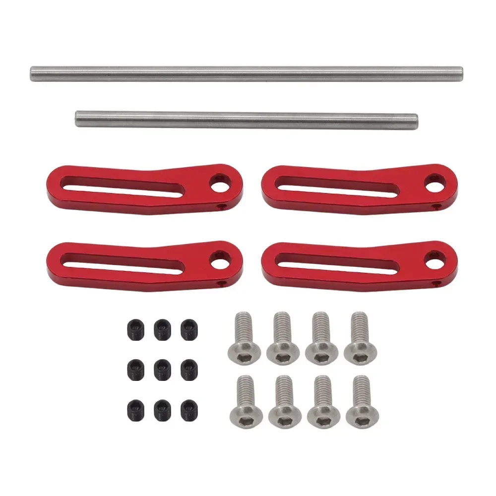 المصد الأمامي والخلفي المعدني قضبان الثور لهيكل الزاحف RC 1/10 LCG TRX4 SCX10 كابرا دودج عربة الطاقة ترقية أجزاء #4