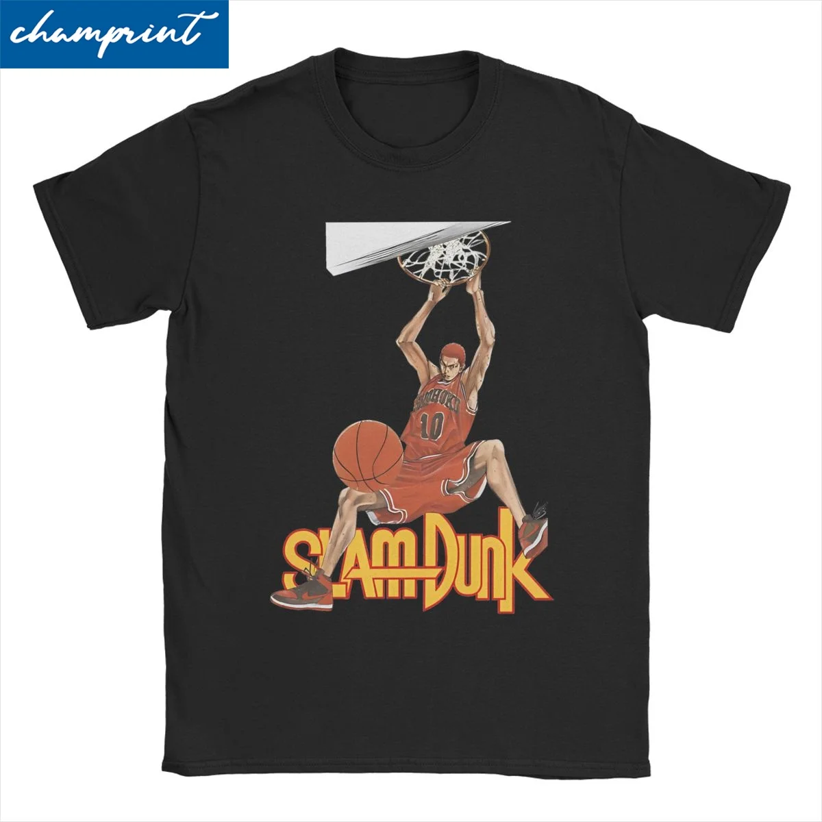 Men Women's Japanese Slam Dunk Hero T Shirt Sakuragi Hanamichi Basketball 100% Cotton Clothes Novelty Tee Shirt Party T-Shirts