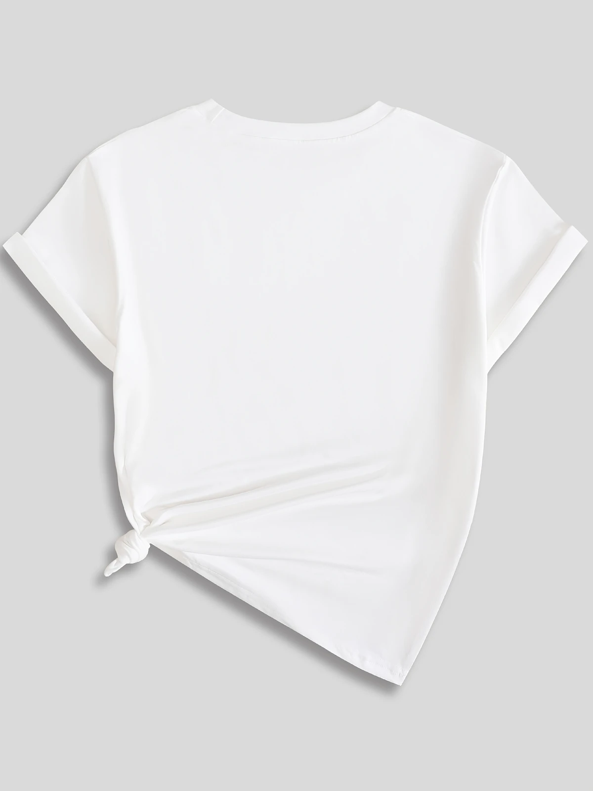 Flower Starfish Letter Design Pattern Round Neck Suitable For Surfing Beach T-shirt Summer Spring Women Short Sleeves