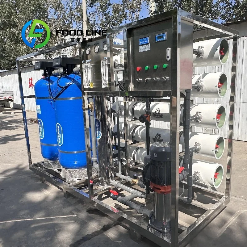 Industrial RO Water Treatment System Continuous 24-Hour Uninterrupted Operation Adapted To Non-Stop Production Line Water Supply