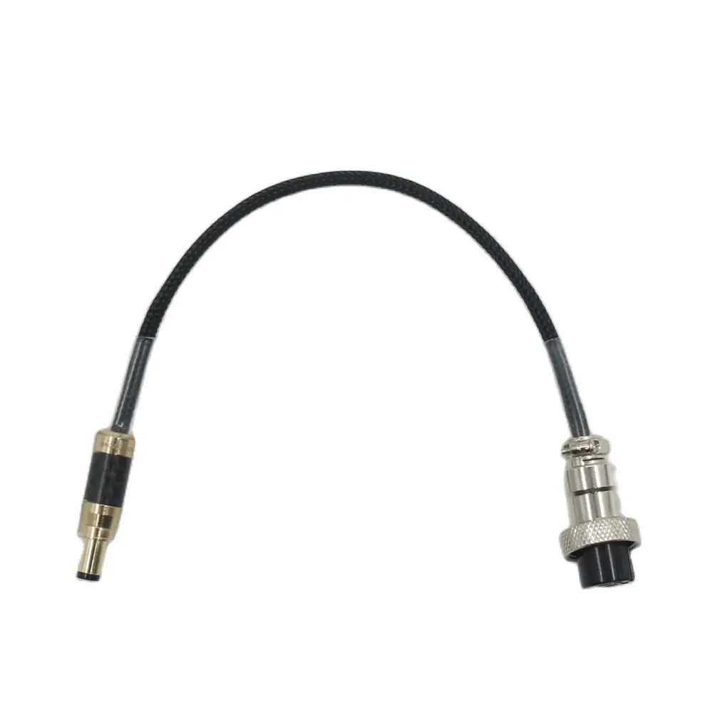 

Audiophile Pure Copper Linear PSU Cord: GX16-2 to 5.5×2.1mm DC Plug for Amplifier Power, 0.2M/0.5M​