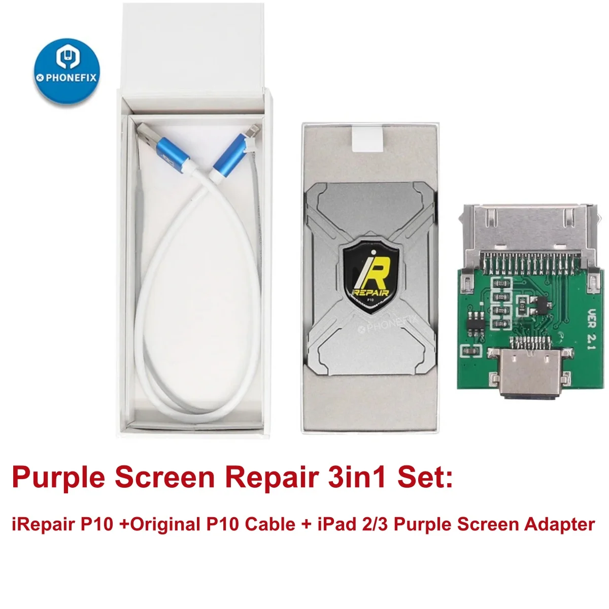 iRepair BOX P10 iBox 2 No Disassembly Required Hard Disk DFU Reading Writing for iPhone&iPad / OEM DCSD Cable Used with DFU Box