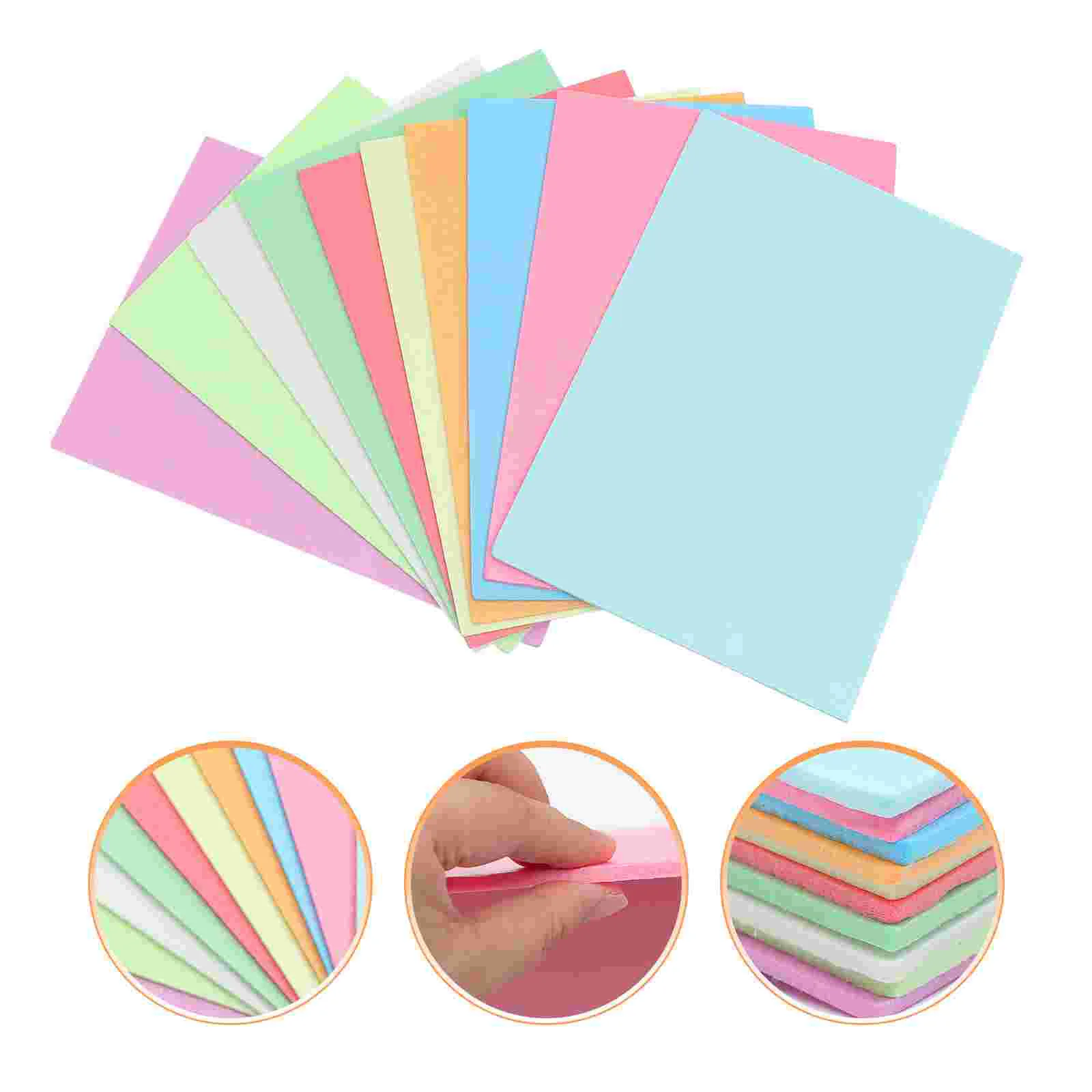 10 Pcs Blow Molded Board Painting Boards Drawing Pad Tool Educational Toy Kids Tools Foam Pads Blocks Writing